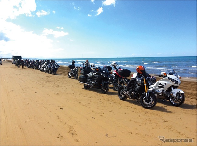 昇龍道バイクツアー「千里浜」