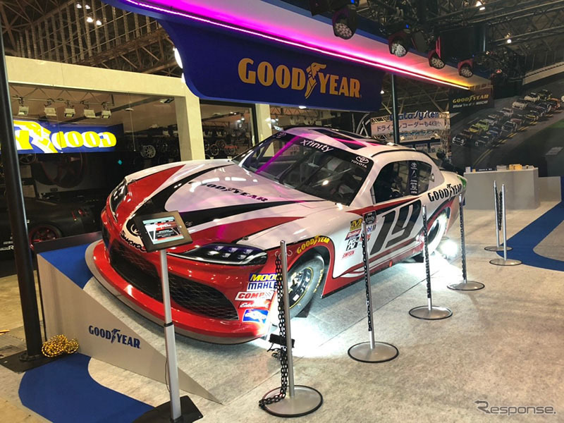 東京オートサロン2019で展示したNASCAR仕様トヨタ・スープラ