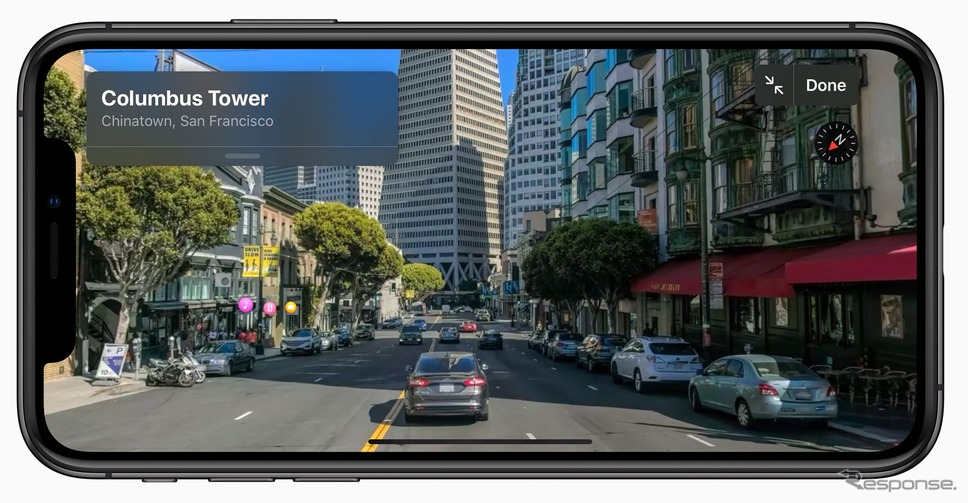 iOS 13で利用可能になる新Appleマップの「Look Around」機能