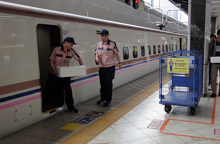 240km/hの鮮魚列車、甘エビとウニを新幹線で運ぶ実証実験