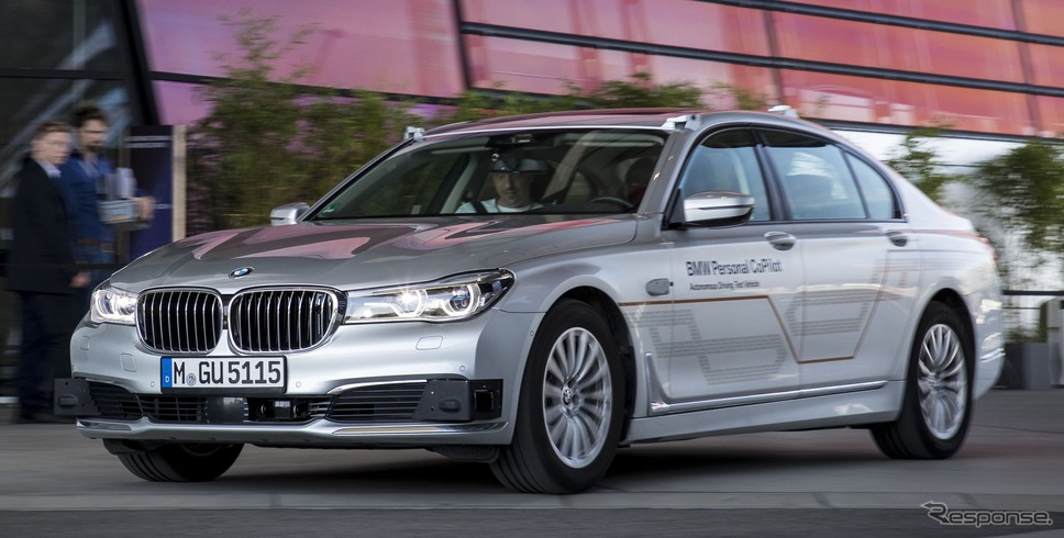 BMW 7シリーズ をベースにした最新の自動運転プロトタイプ車