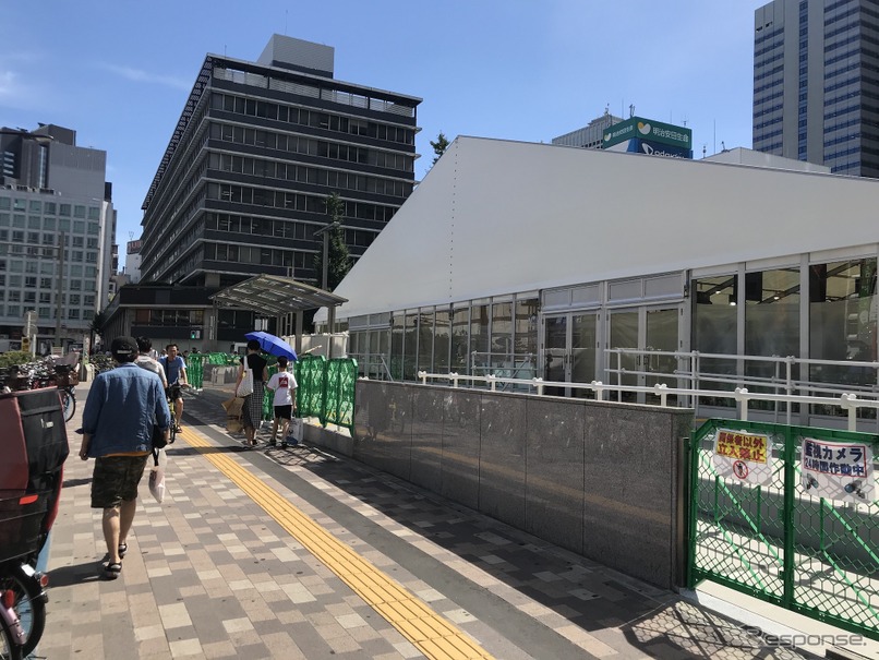 SHINJUKU ODAKYU PARK（整備中、8月7日）