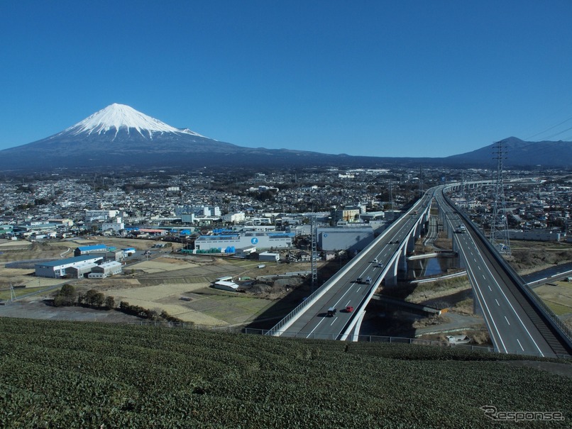 新東名の開通区間