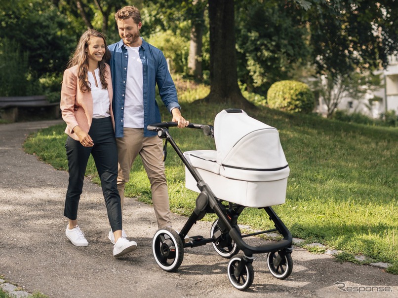 ボッシュのベビーカー向け電動アシストシステム「e-stroller」