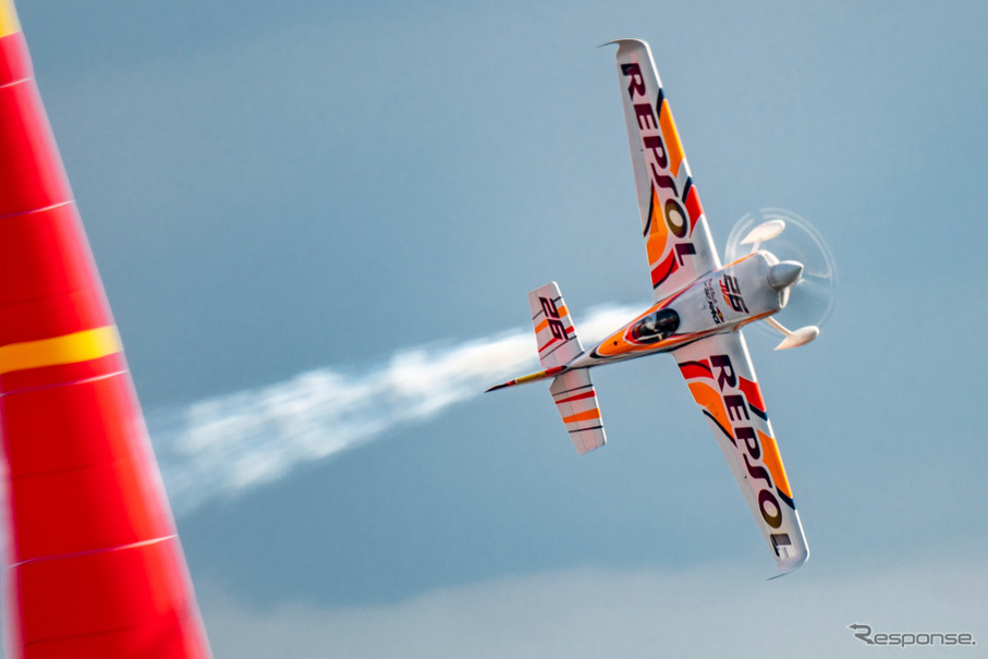 RED BULL AIR RACE CHIBA 2019／予選1位のフアン・ベラルデ