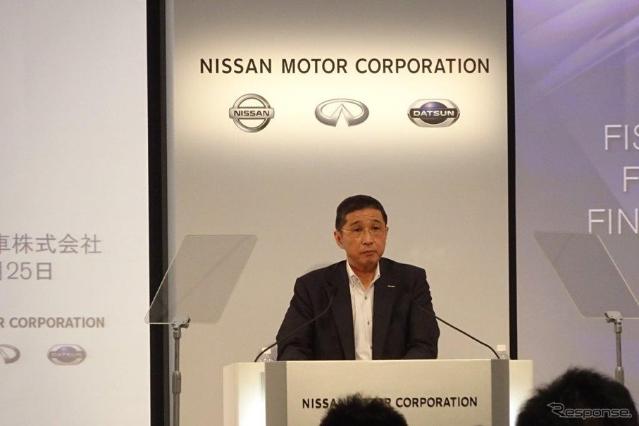 日産　西川廣人社長（7月の記者会見）