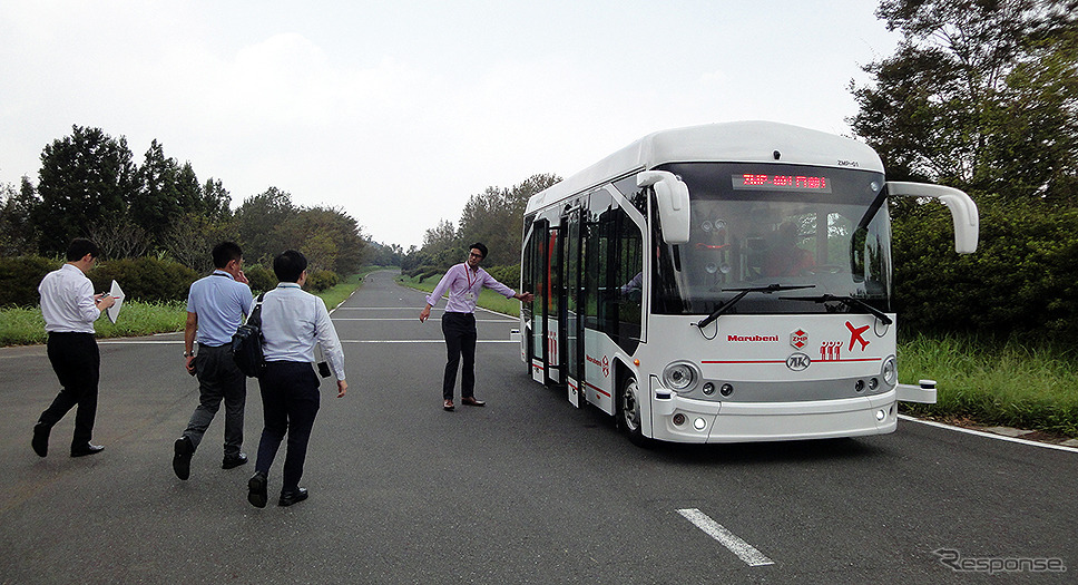 ANKAI（安凱客車）製EVバスがベースの『RoboCar Mini EV BUS』