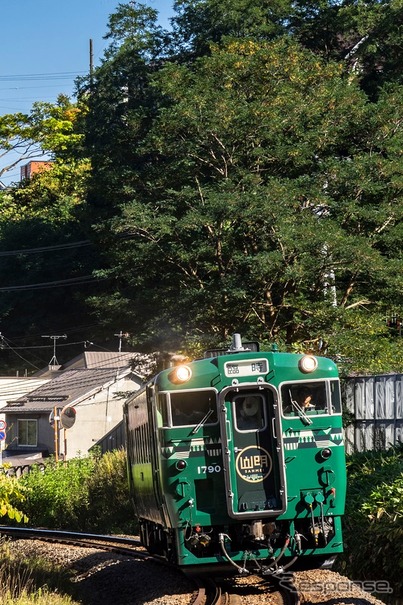 関係者向けに運行された「山明」号の臨時列車。函館本線小樽～塩谷。