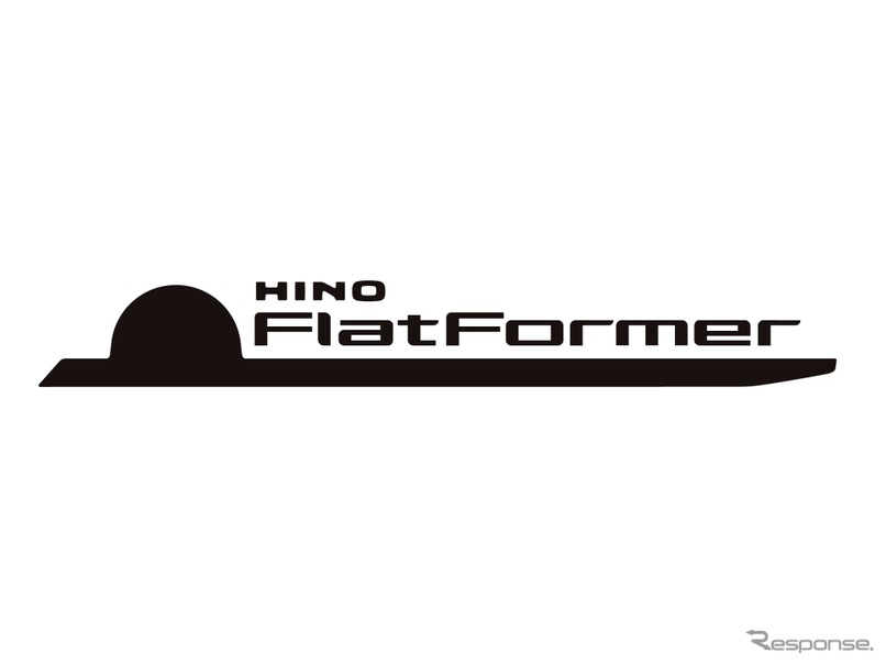 「FlatFormer」のロゴデザインは、「FlatFormer」を横から見たところがモチーフになっている。