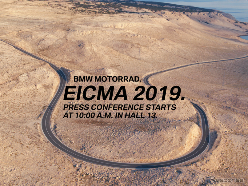 BMWモトラッドのEICMA 2019のティザーイメージ