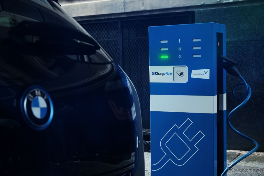 BMWが欧州で設置している充電ステーション