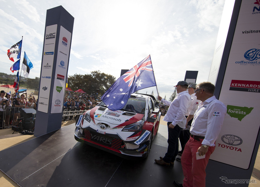 WRCオーストラリア戦が中止に（写真は昨年、2018年のWRCオーストラリア戦）。