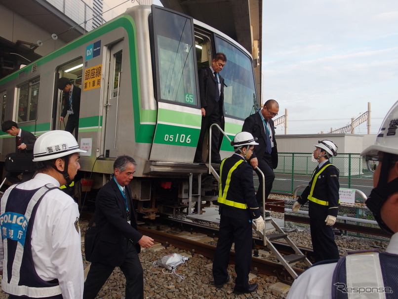 東京メトロ「異常時総合想定訓練」