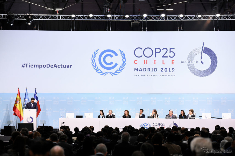 COP25（12月2日）。当初、チリで開催予定だった。