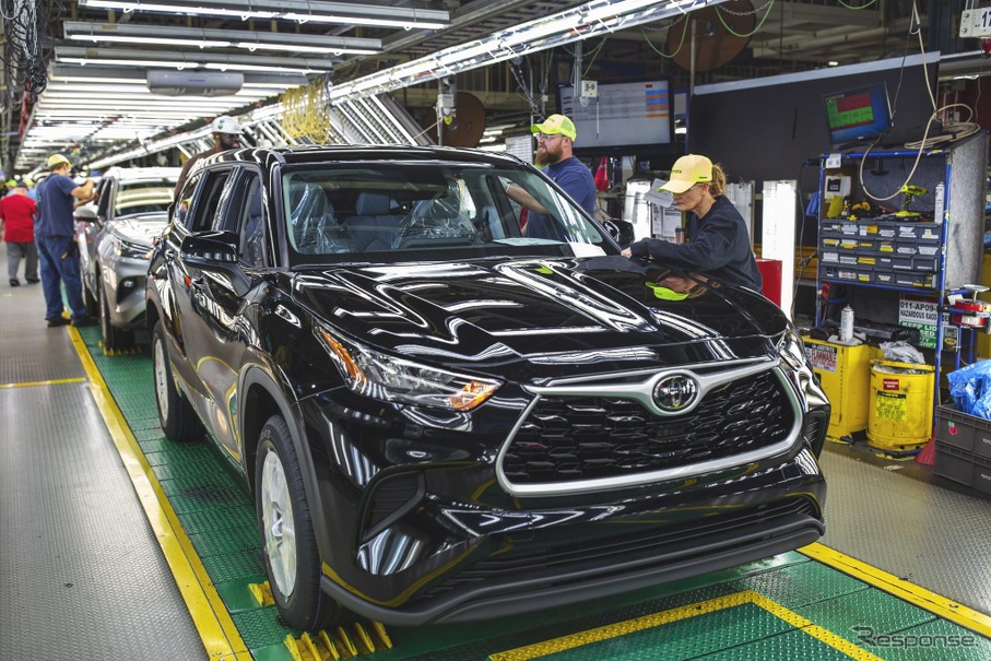トヨタの米国インディアナ工場