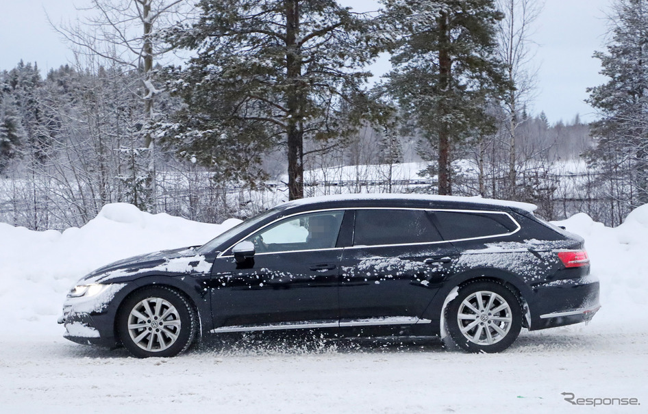 VW アルテオン シューティングブレーク 開発車両（スクープ写真）