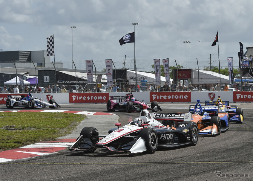 2019年のINDYCARセント・ピーターズバーグ戦。