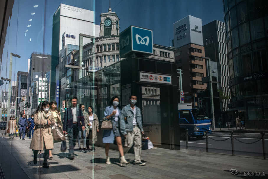 東京・銀座（4月2日）