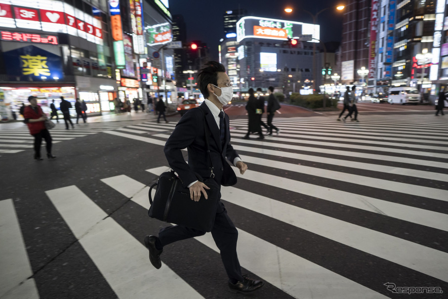 写真は4月8日の東京・新宿(c)getty images