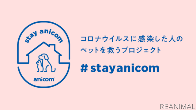 コロナ感染者のペットを預かるプロジェクト「#StayAnicom」