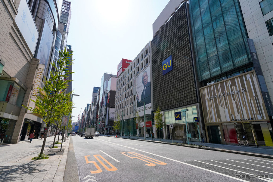 東京銀座（4月8日）