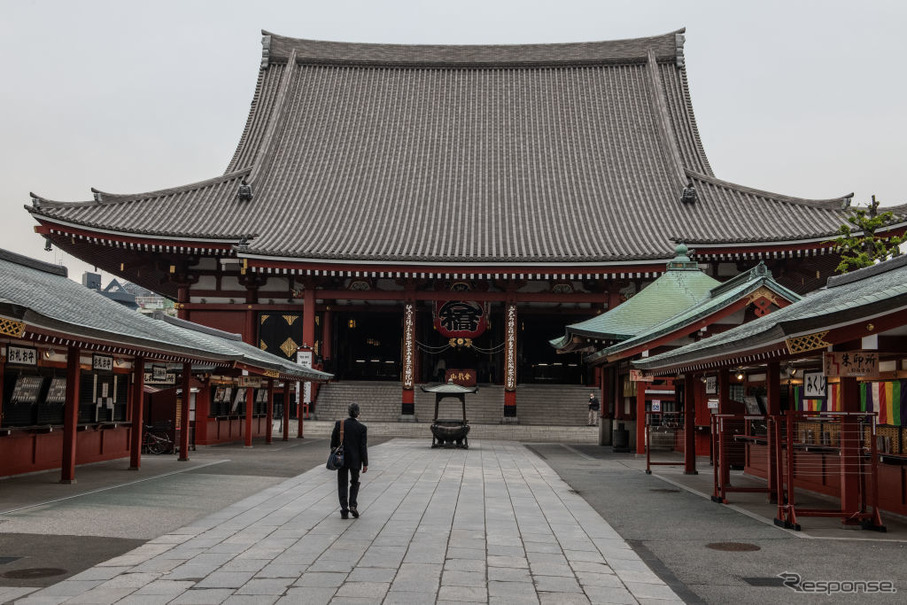 4月21日、東京・浅草寺