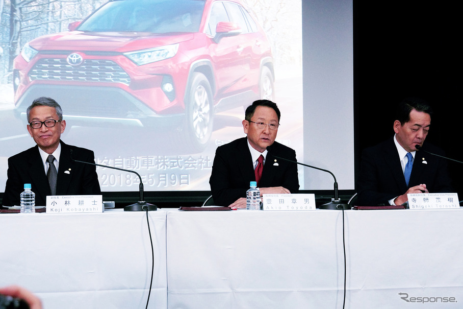 トヨタ自動車の決算説明会（2019年5月）