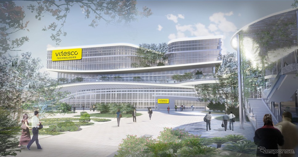 コンチネンタルのパワートレイン部門「ヴィテスコ・テクノロジーズ」の新しいR＆Dセンターの完成予想図
