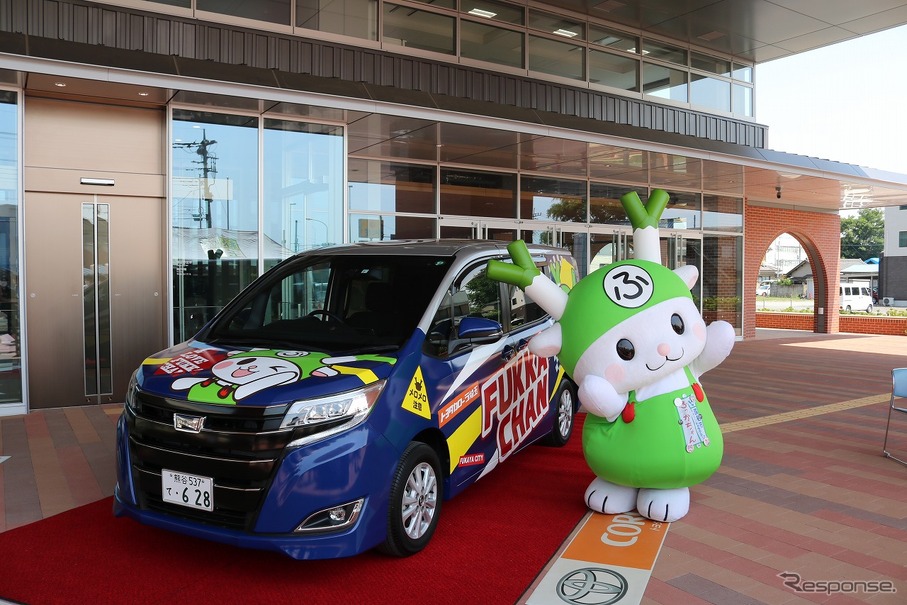 深谷市のゆるキャラ ふっかちゃん 専用公用車をゲット レスポンス Response Jp 深谷市のゆるキャラ ふっかちゃん 専用公用車をゲット レスポンス Response Jp