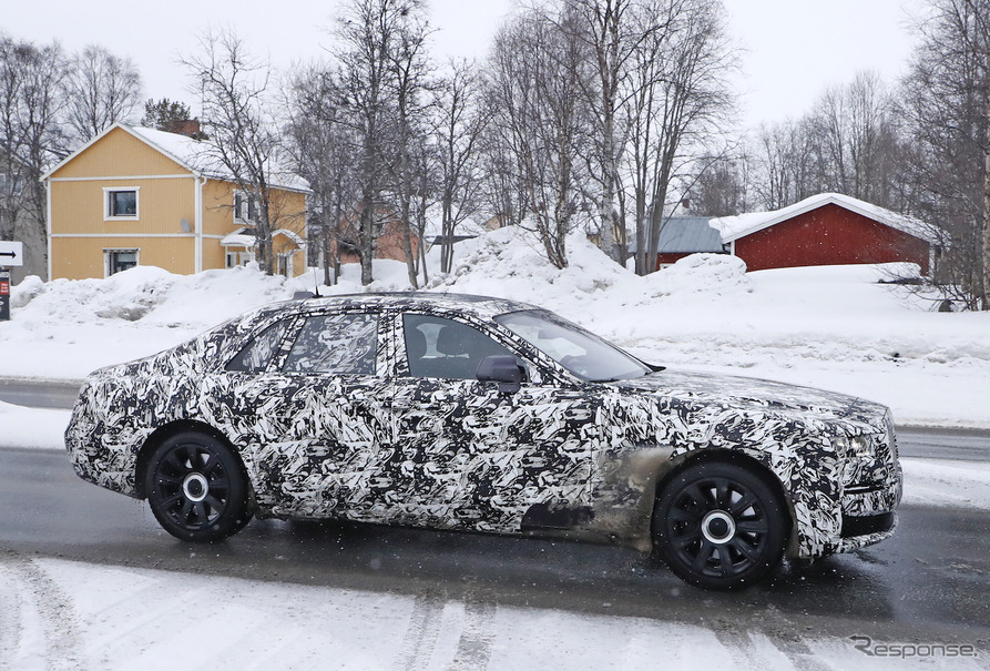 ロールスロイス ゴースト エクステンデッド・バージョン 開発車両（スクープ写真）