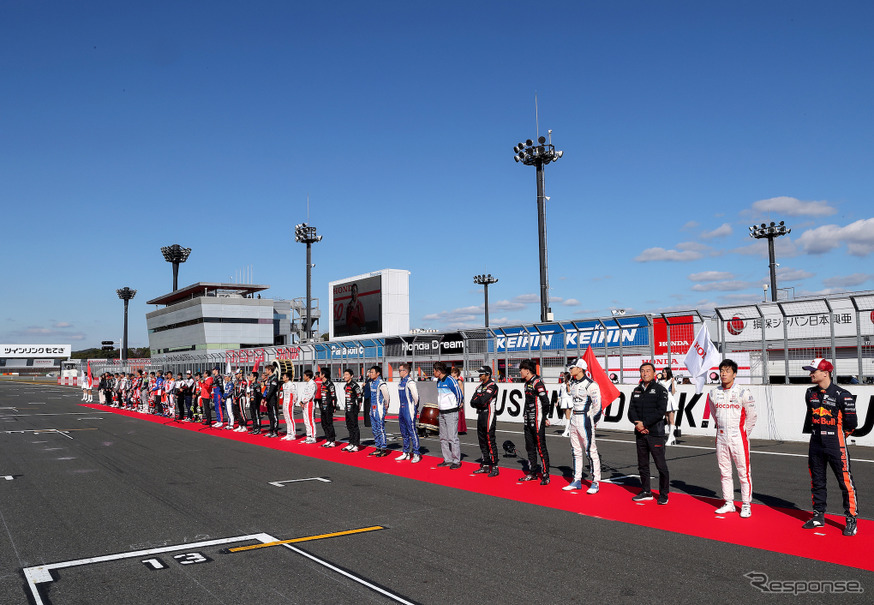 もてぎで開催された「Honda Racing THANKS DAY 2019」の模様。