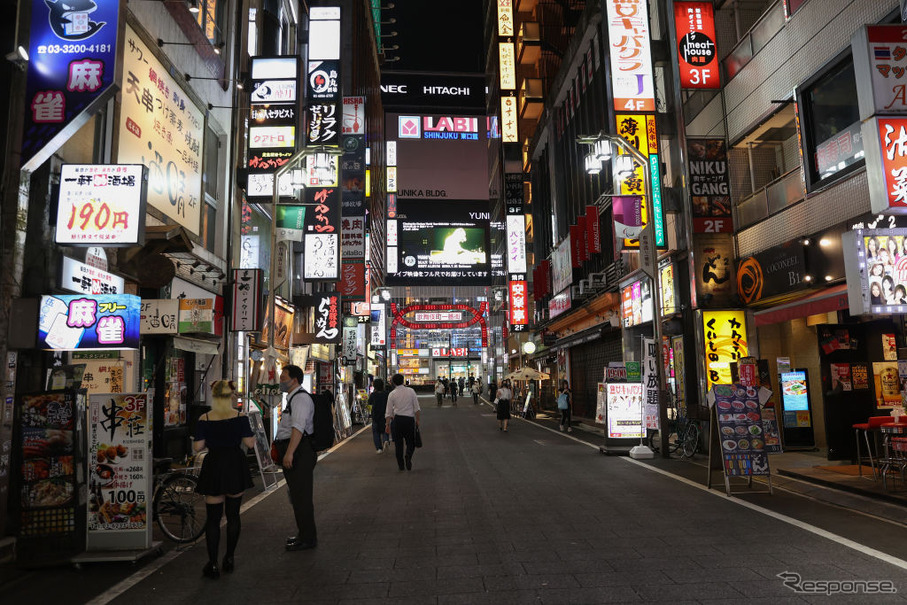 東京、歌舞伎町（7月21日）