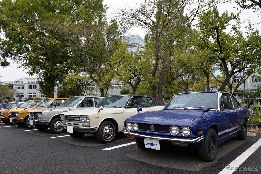 117クーペやスカイラインGT-Rなど昭和の名車が集まる…埼玉自動車大学校