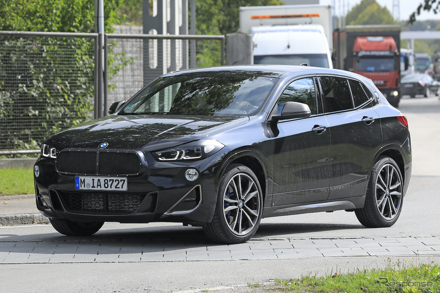 BMW X2 改良新型プロトタイプ（スクープ写真）