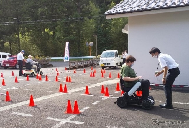 電動車いす導入実証の様子