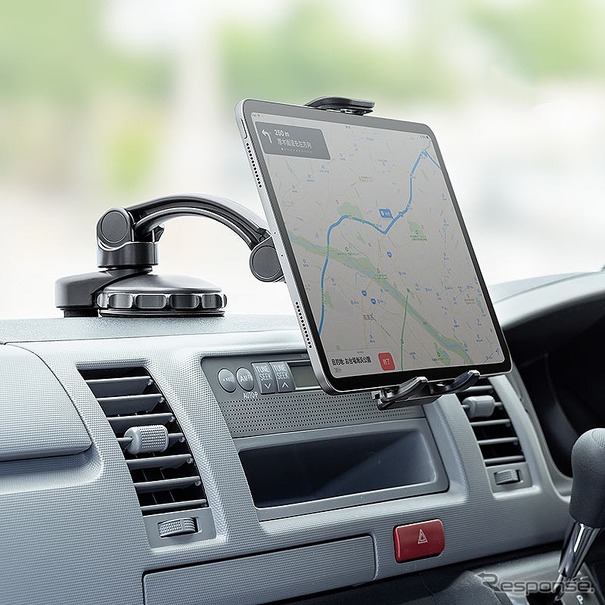 吸盤取付のタブレットホルダー発売 車載やweb会議に活用 サンワサプライ レスポンス Response Jp 吸盤取付のタブレットホルダー発売 車載やweb会議に活用 サンワサプライ レスポンス Response Jp