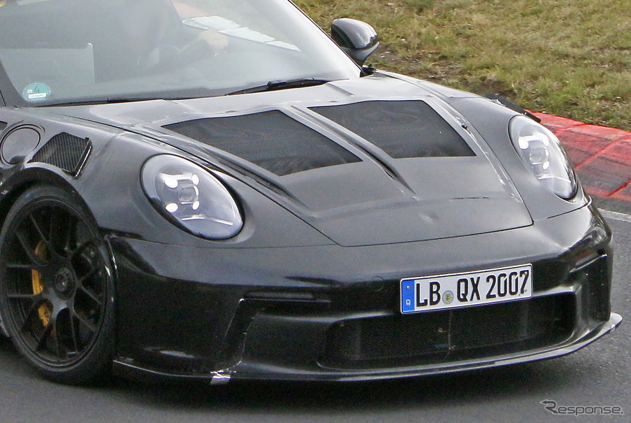 ポルシェ 911 GT3 RS 次期型プロトタイプ（スクープ写真）