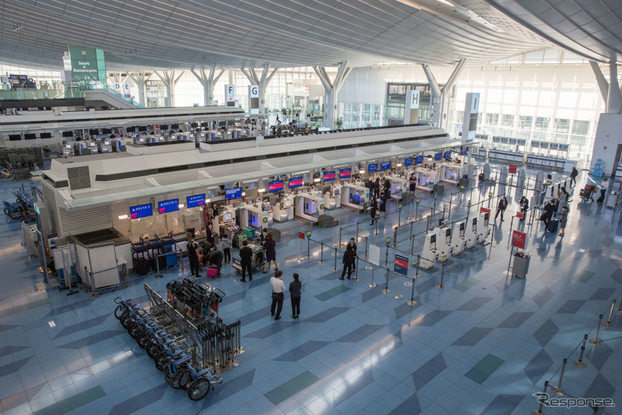 利用客の減った年末（12月22日）の羽田空港