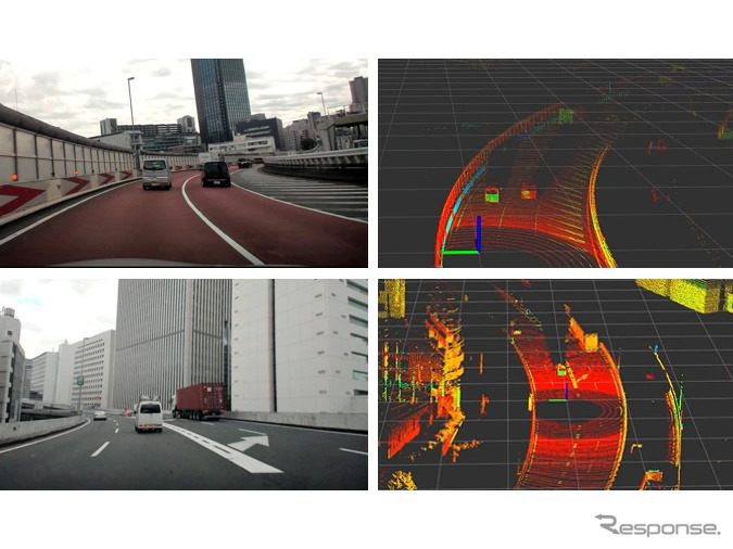 ZMP、首都高全線300km超の計測データ発売へ…高精細3D-LiDARやカメラ画像