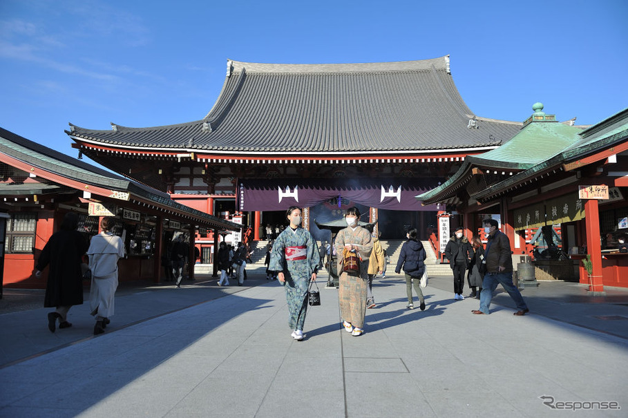 浅草寺（2020年12月17日）