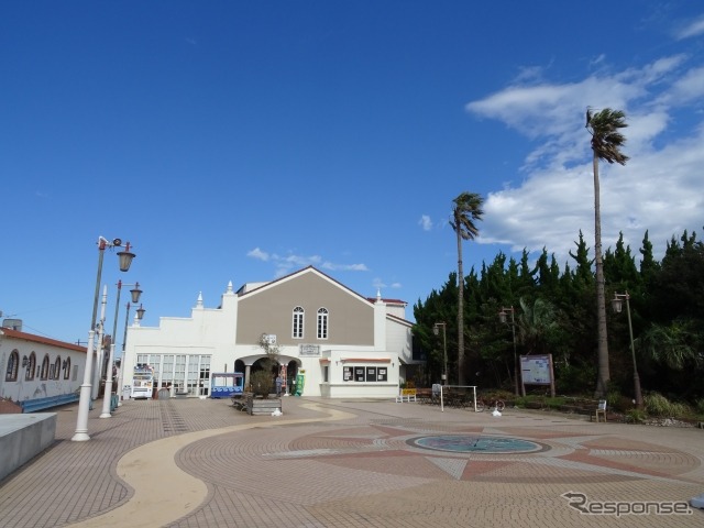 事件があった銚子電鉄犬吠駅。