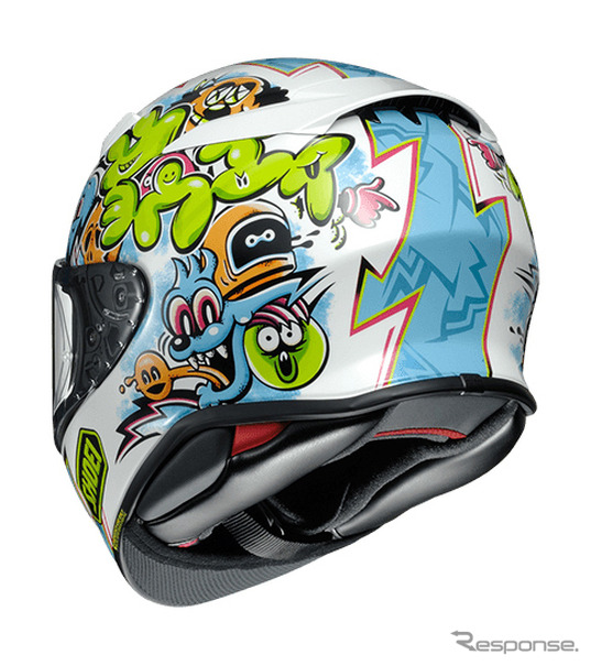 完璧 SHOEI、新型フルフェイス「Z-8」にストリートアート風の セキュリティ・セーフティ