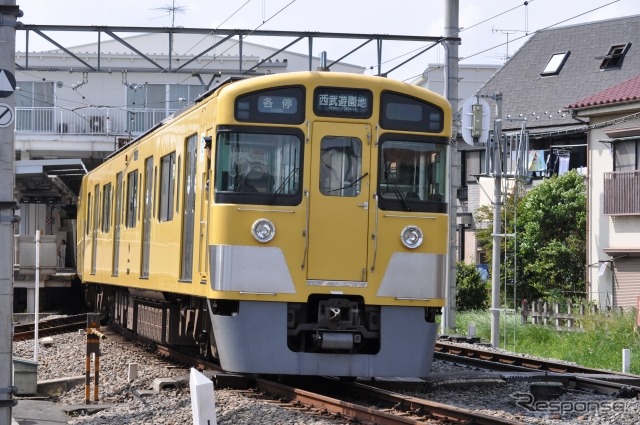 まもなく消える「西武遊園地」の行き先表示。