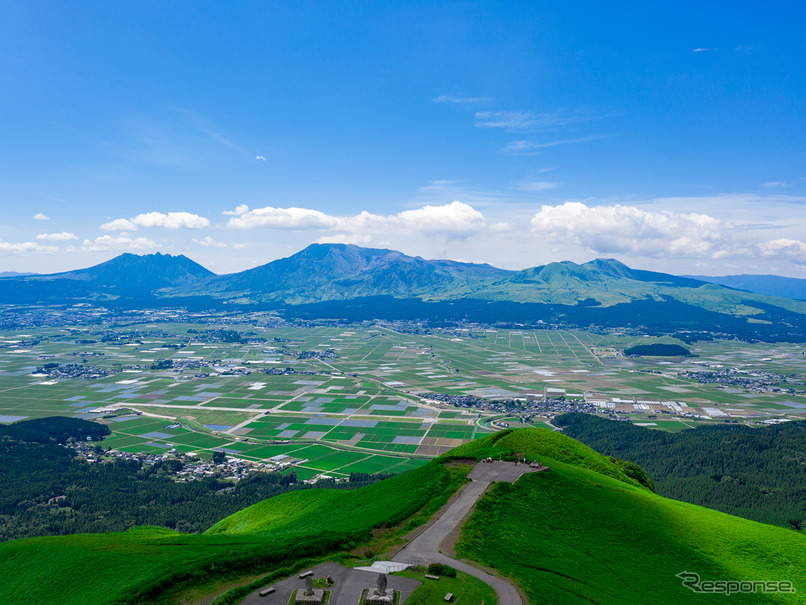 大観峰からの眺め