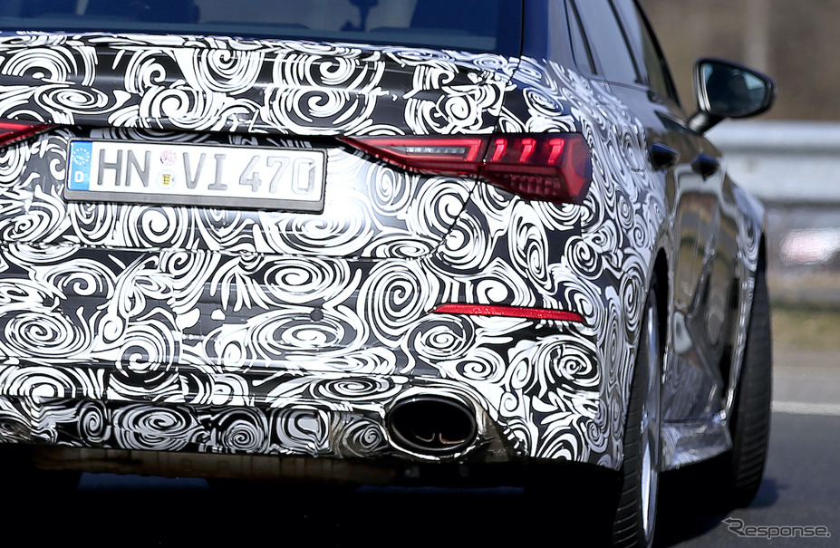 アウディ RS3セダン 次期型プロトタイプ（スクープ写真）