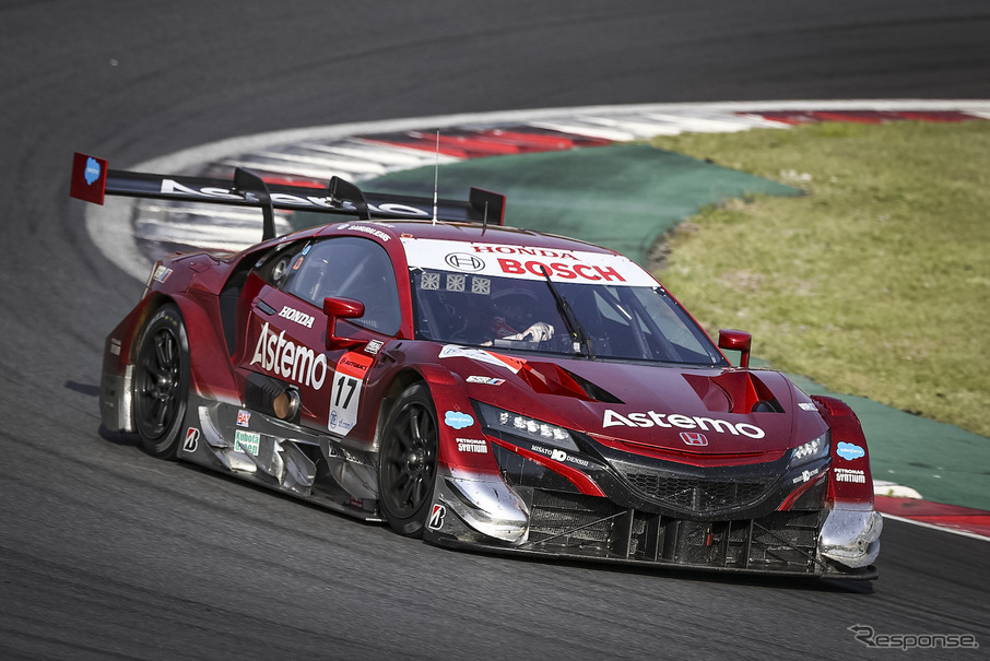 GT500クラス優勝の#17 Astemo NSX-GT（塚越広大／ベルトラン・バゲット）