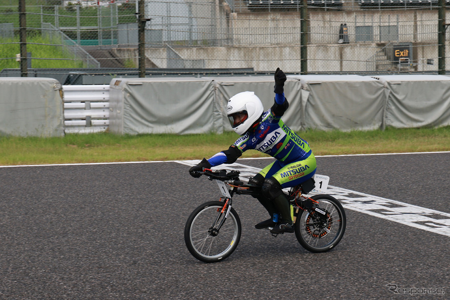 KV-BIKEで優勝したミツバイク