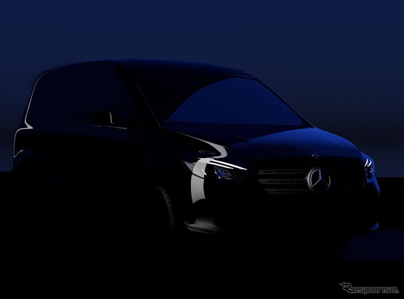 メルセデスベンツ・シタン 新型のティザー写真