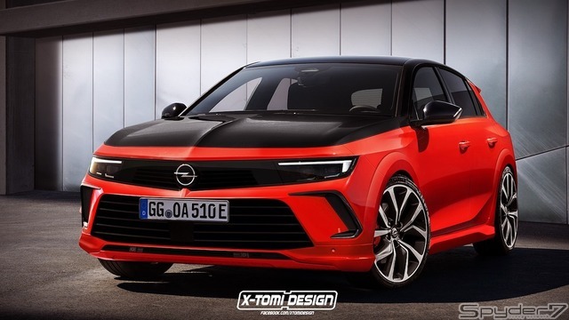 オペル アストラ GSi 予想CG