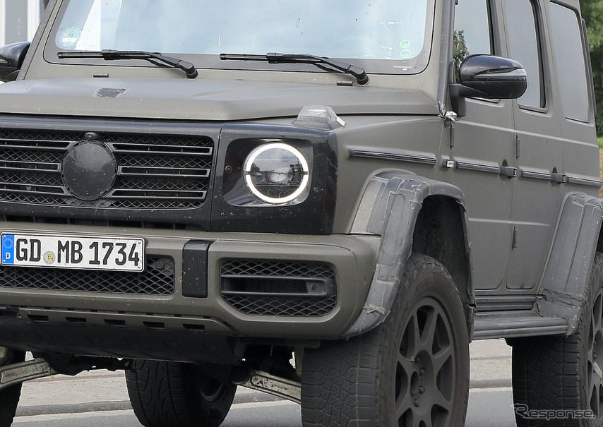 メルセデスベンツ G500/G550 4×4スクエアード 後継モデル（スクープ写真）